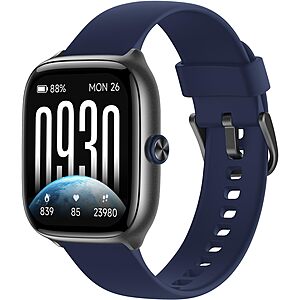 1.75" AMOLED Smart Watch for Women & Men (iPhone & Android Compatible) - $24.99