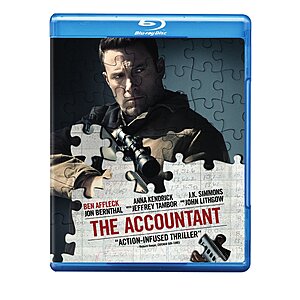 The Accountant (Blu-ray) Ben Affleck $4.99
