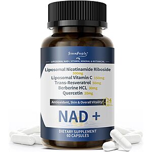 GREENPEOPLE Liposomal NAD Supplement for Women - NAD+ Supplement $8.3