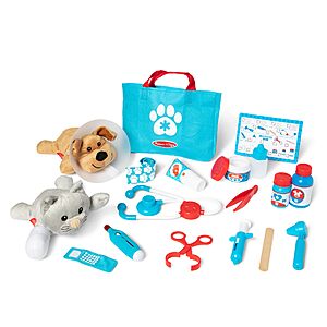 Melissa & Doug Examine and Treat Pet Vet Play Set(24-Piece) $16.79 + Free S&H w/ Prime or $35+