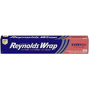 [SnS, AC] $9.03* | 200-Sq Ft Reynolds Wrap Aluminum Foil at Amazon