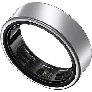 Samsung Galaxy Ring AI Smart Ring w/ Sizing Kit, Fitness Monitor & Sleep Tracker (Size 5, Titanium Silver) $239.99 + Free Shipping