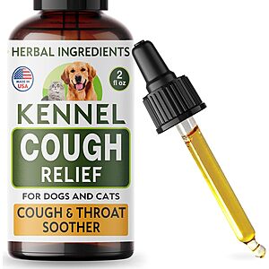 2-Oz TwoFurFinds Kennel Cough Treatment Liquid Drops for Dogs & Cats $7.51 w/ S&S + Free Shipping