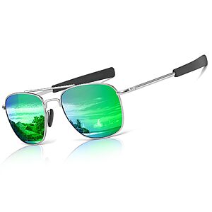 Prime: SUNGAIT Men's Military Style Polarized Pilot Aviator Sunglasses (various) from $6.79 + Free Shipping