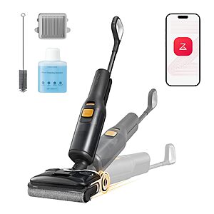 roborock F25 XT Wet Dry Vacuum Cleaner, Cordless Vacuum Mop All in One for Hard Floor, 20000Pa Hardwood Floor Cleaner with Zero Tangle $275