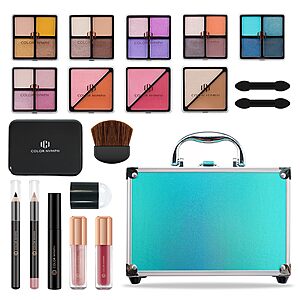 11-Piece Beginner Makeup Kit for Teen Girls w/ Train Case (Mint) $8.99 + Free Shipping w/ Prime or on $35+