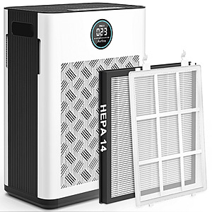 AIRFIRE H14 HEPA Air Purifier 2300 Sq.ft w/ Washable Pre-Filter $59.99 + Free Shipping