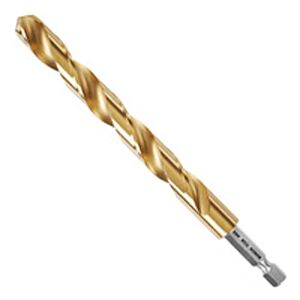 $11.72: Bosch TI2155IM 7/16 in. Impact Tough Titanium Nitride Coated Drill Bit