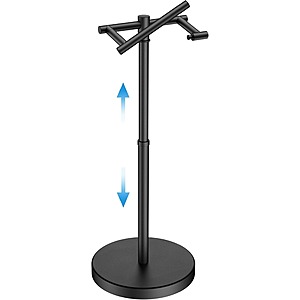 FORIOUS Adjustable Stainless Steel Toilet Paper Stand w/ Weighted Base & TP Storage (Matte Black or Brushed Gold) $19.59 + Free Shipping w/ Prime or orders $35+