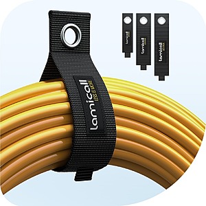 3-Pk Lamicall Extension Cord Storage Straps (10", 14", 18") $5, 6-Pk $8 + Free Shipping w/ Prime or on $35+