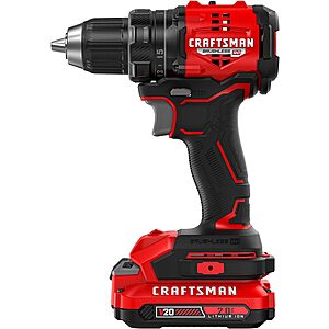 CRAFTSMAN V20 Brushless RP Compact Drill/Driver w/ 2.0Ah Battery & Charger $69.00 + Free Shipping