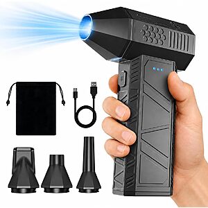 [Prime] YOTON 110,000 RPM Electric Air Duster w/ Storage Bag & 4 Nozzles $17.99 + Free Shipping