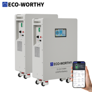 2-Pack ECO-WORTHY 16.07kWh 48V 314AH LiFePO4 Battery (32.15kWh Total) $3298 + Free Shipping