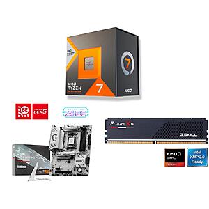 [Bundle] MSI B850 GAMING PLUS WIFI6E MB + Ryzen 7 7700X3D CPU + 16GB G.SKILL Flare X5 RAM $491 + Free Shipping