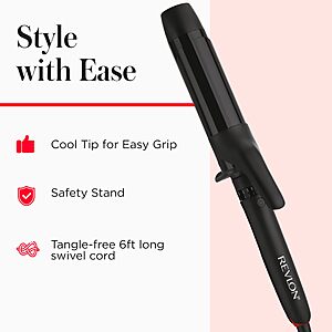 Revlon SmoothStay 1.5" Curling Iron w/ Coconut Oil Infused Ceramic & Tourmaline Ionic Technology $16.94 + Free Shipping w/ Prime or on $35+