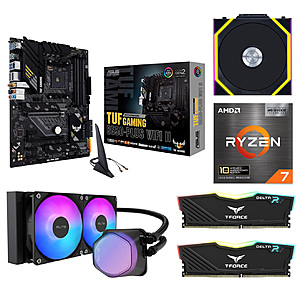 [Bundle] Ryzen 7 5800X3D 10th Anniv. CPU + ASUS TUF GAMING B550-PLUS WIFI II MB + 16GB Team T-Force RAM + AIO & Fan $530 + Free Shipping
