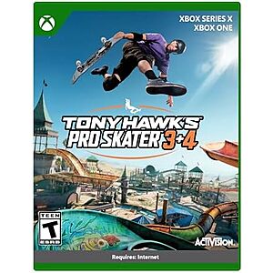 Tony Hawk's Pro Skater 3 + 4 Standard Edition (Xbox Series X / Xbox One) $16.49 + Free Shipping w/ Prime or on $35+