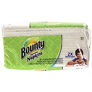 $1.99 | 200-Ct Bounty 1-Ply Paper Napkins at Woot!