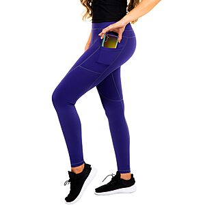 CompressionZ Women's Compression Leggings, High Waisted Soft Stretchy Pants $41.24