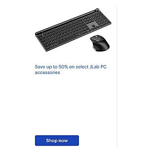 Save up to 50% on select JLab PC accessories Bestbuy.com