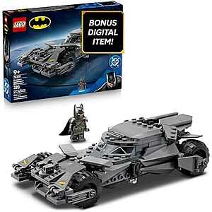 [NEW] $23.99 | 220-Piece LEGO DC Comics Super Heroes: Legendary Batmobile Collection - Batman v Superman Batmobile (76331, 2026) at Amazon