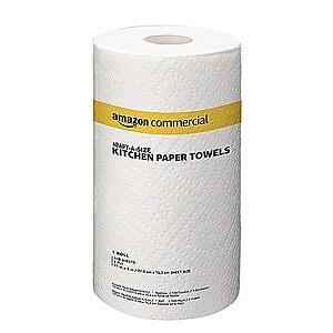 [SnS] $22.52 | 12-Pack 140-Sheets Amazon Basics 2-Ply White Adapt-a-Size Kitchen Paper Towels at Amazon
