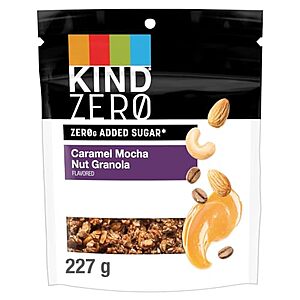 [SnS, AC] $2.62** | 8-Oz KIND Zero Added Sugar Granola (Caramel Mocha Nut) at Amazon