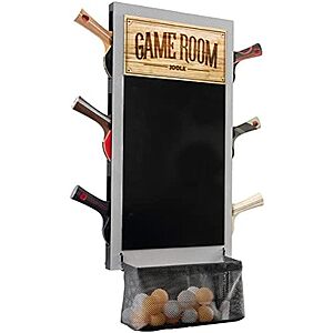 $22.11* | JOOLA Game Room Organizer w/ Ping Pong Paddle Holder, Ball Basket, Dry Erase/Chalkboard Scoreboard, & More at Amazon