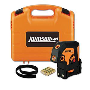 Johnson Level 100-ft Red 5-Point Self-Leveling Plumb points Laser Level $149 + Free S&H at Lowe's