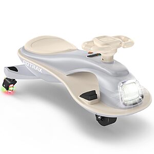 Gotrax Electric Wiggle Car for Kids 3-8, 12V Battery for 120Min w/Bluetooth $99.99