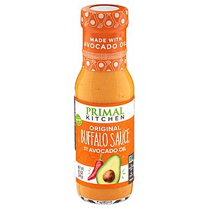 8.5 OZ Primal Kitchen No Dairy Buffalo Sauce $4.34 + Free S&H w/ Prime or $35+