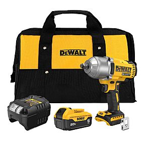 $239.16: DEWALT 20V MAX Brushless 1/2" High Torque Impact Wrench Kit with Battery & Charger(DCF900P1) at Amazon