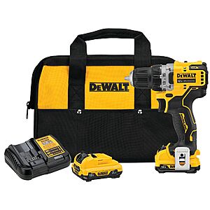 DEWALT XTREME 12-volt Max 3/8-in Keyless Brushless Cordless Drill ( 2 -Batteries Included, and Charger Included ), $79, pickup, Lowe's