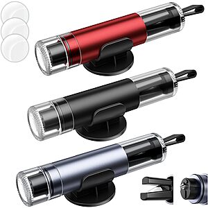 3-Pack Car Safety Hammer Seatbelt Cutter Transparent Lid Window Breaker Seatbelt Cutter $10.99