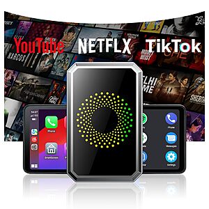 TOGUARDGO 3-in-1 Wireless Carplay Adapter Magic AI Box $58.79