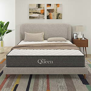 Nap Queen Victoria 12" Queen Gel Infused Hybrid Mattress in a Box $168 + Free S&H at Walmart
