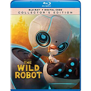 The Wild Robot Collector's Edition (Blu-ray + Digital) $10 + Free Shipping w/ Prime or on $35+