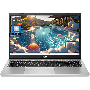 Acer Aspire 3 (Cert. Refurb): 15.6" FHD IPS Touch, Ryzen 5 7520U, 16GB LPDDR5, 1TB SSD $316.19