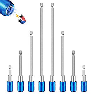Amazon: BLACKROBOT 8-Piece Drill Bit Extension Set $10.99 (Reg $21.99, ~50% Off) + FS w/ Prime