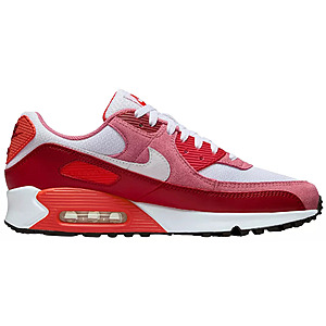Nike Men's Air Max 90 Shoes (Peony/White/Lt Crimson) $72.73 + Free Shipping