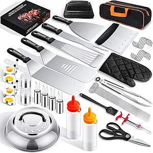 45-Piece polsmtx Griddle Accessories Kit for Blackstone & Camp Chef $22.49 + Free Shipping w/ Prime or on $35+