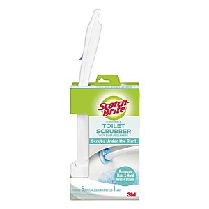 Scotch-Brite Disposable Toilet Scrubber Starter Kit w/ 5-Count Refills $6.50 w/ S&S + Free Shipping w/ Prime or on $35+