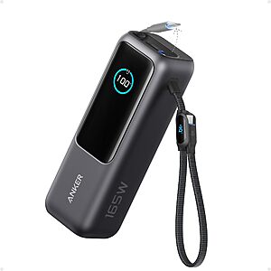 Anker Laptop Power Bank,25,000mAh Portable Charger with 165W Total Output $104.99