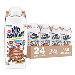 Select Accts[SnS, AC]24 Pack 8 fl oz BOOST Kid Essentials 1.5kcal Balanced Nutritional Drink (Chocolate) $29.70 + Free S&H w/ Prime or $35+