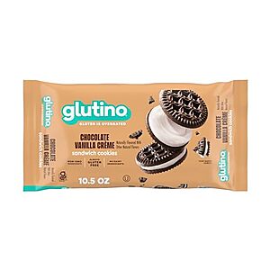 [SnS, AC] $2.94 | 10.5-Oz glutino Chocolate Vanilla Creme Cookies at Amazon