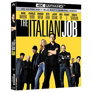 $13.49* | The Italian Job (4K Ultra HD + Blu-ray) at Amazon