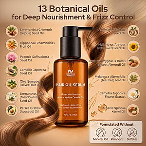 3.04-Oz Western Miracle Heat Protectant Hair Oil for Dry & Frizzy Hair w/ Argan Oil & Jojoba Oil $5.99 + Free Shipping w/ Prime or on $35+