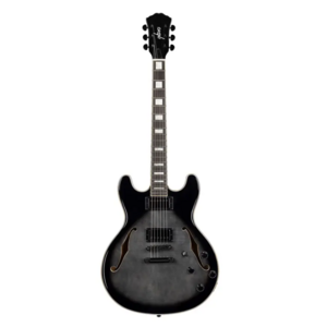 Indio by Monoprice Boardwalk Flamed Maple Semi Hollow Body Electric Guitar with Gig Bag (Gray) $129.99 + Free Ship