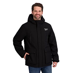 Reebok Men's Insulated Softshell Winter Jacket (Large; Black) $33.77 & More + Free Shipping w/ Prime or on $35+
