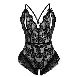 Avidlove Women's One Piece Lace Bodysuit (Various Colors) $4.99 + Free Shipping w/Prime or $35+